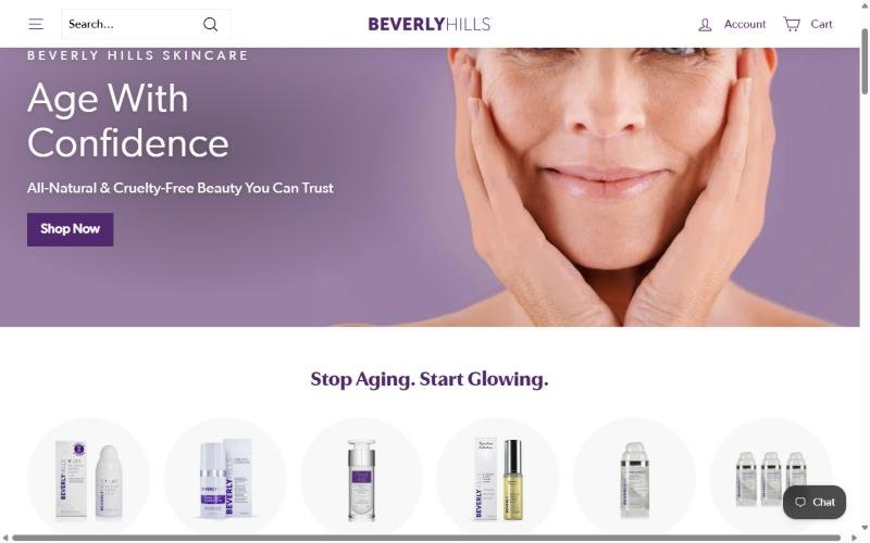 Beverly Hills Global website homepage